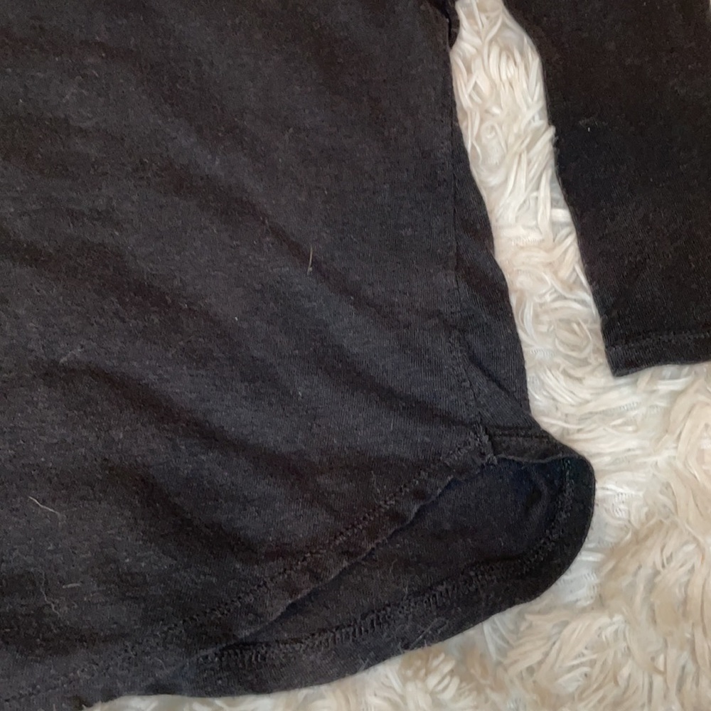 Abercrombie & Fitch Black 3/4 Sleeve -‎ Size Small - Picture 7 of 8